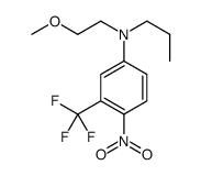 N-(2-methoxyethyl)-4-nitro-N-propyl-3-(trifluoromethyl)aniline Structure