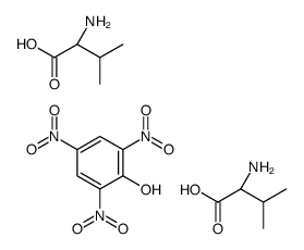 (2S)-2-amino-3-methylbutanoic acid,2,4,6-trinitrophenol Structure