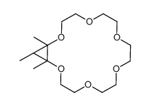 2,2,3,3-tetramethyl-1,4,7,10,13,16-hexaoxacyclooctadecane结构式