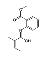 methyl (E)-2-[(2-methyl-1-oxo-2-butenyl)amino]benzoate structure