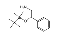 (S)-2-((tert-butyldimethylsilyl)oxy)-2-phenylethan-1-amine Structure