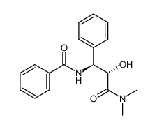 (2S,3S)-3-benzoylamino-2-hydroxy-N,N-dimethyl-3-phenylpropanamide Structure