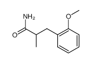 3-(2-methoxy-phenyl)-2-methyl-propionic acid amide Structure