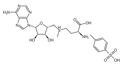 S-腺苷L-蛋氨酸 对甲苯磺酸盐结构式