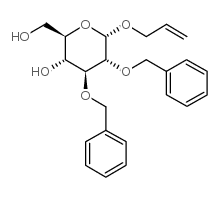 Allyl-2,3-di-O-benzyl-a-D-glucopyranoside Structure