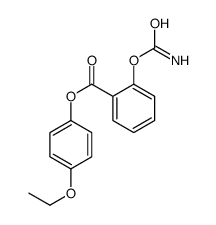 (4-ethoxyphenyl) 2-carbamoyloxybenzoate Structure