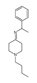 (1-Butyl-piperidin-4-ylidene)-(1-phenyl-ethyl)-amine Structure