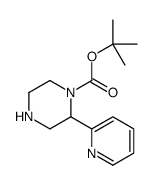 2-(吡啶-2-基)哌嗪-1-羧酸叔丁酯结构式