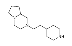 2-(2-piperidin-4-ylethyl)-3,4,6,7,8,8a-hexahydro-1H-pyrrolo[1,2-a]pyrazine结构式
