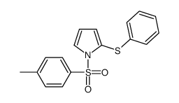 1-(4-methylphenyl)sulfonyl-2-phenylsulfanylpyrrole结构式
