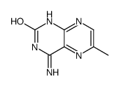 2(1H)-Pteridinone,4-amino-6-methyl-(9CI)结构式