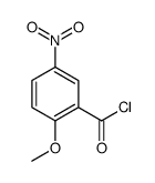 2-Methoxy-5-nitrobenzoyl chloride Structure