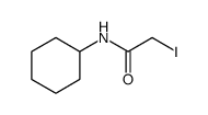 N-环己基-2-碘乙酰胺结构式