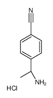(R)-4-(1-氨基乙基)苯甲腈盐酸盐结构式