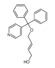 4-[diphenyl(pyridin-4-yl)methoxy]but-2-en-1-ol结构式