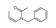 N-benzyl-N-prop-1-enylacetamide Structure