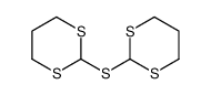2-(1,3-dithian-2-ylsulfanyl)-1,3-dithiane结构式