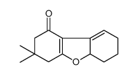 3,3-dimethyl-2,4,5a,6,7,8-hexahydrodibenzofuran-1-one结构式