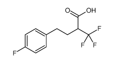 4-(4-氟苯基)-2-(三氟甲基)丁酸结构式