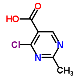 4-氯-2-甲基嘧啶-5-甲酸结构式