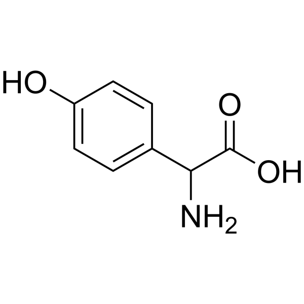 dl-4-hydroxyphenylglycine Structure