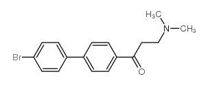 1-[4-(4-bromophenyl)phenyl]-3-(dimethylamino)propan-1-one Structure