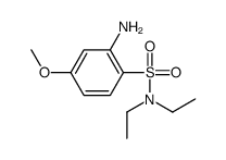 2-amino-N,N-diethyl-4-methoxybenzenesulfonamide Structure