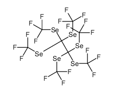 1,1,1,2,2,2-hexakis(trifluoromethylselanyl)ethane Structure