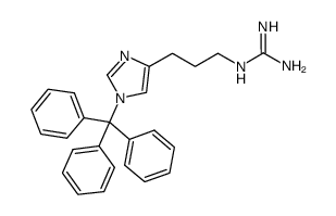 N-[3-(1-trityl-1H-imidazol-4-yl)propyl]guanidine Structure