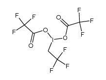 1-[Bis(trifluoroacetoxy)iodo]-2,2,2-trifluoroethane Structure
