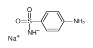 sodium,(4-aminophenyl)sulfonylazanide Structure