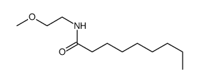 N-(2-methoxyethyl)nonanamide Structure