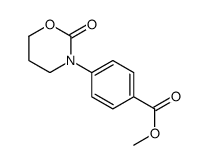 4-(2-氧代-1,3-噁唑烷-3-基)苯甲酸甲酯结构式