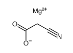 Magnesium; cyano-acetate Structure