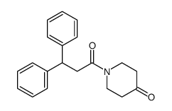 1-(3,3-diphenylpropanoyl)piperidin-4-one结构式