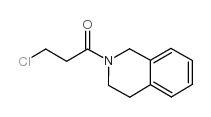 2-(3-氯-丙酰基)-1,2,3,4-四氢-异喹啉结构式