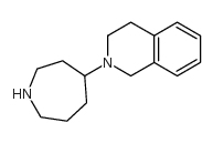 2-(六氢-1H-氮杂卓-4-基)-1,2,3,4-四氢异喹啉结构式