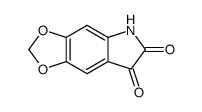 5H-[1,3]二氧代lo[4,5-f]吲哚-6,7-二酮结构式