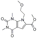 Methyl 7-(2-Methoxyethyl)-1,3-dimethyl-2,4-dioxo-2,3,4,7-tetrahydro-1H-pyrrolo[2,3-d]pyrimidine-6-carboxylate Structure