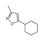 Isoxazole, 5-cyclohexyl-3-methyl- (9CI)结构式