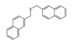 2-(naphthalen-2-ylmethylsulfanylmethyl)naphthalene Structure