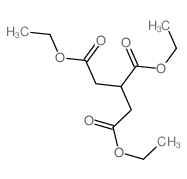 1,2,3-Propanetricarboxylicacid, 1,2,3-triethyl ester结构式