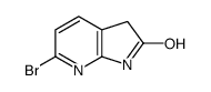 2H-Pyrrolo[2,3-b]pyridin-2-one,6-bromo-1,3-dihydro- Structure
