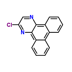 2-氯二苯并[f,h]喹喔啉结构式
