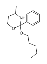 2-n-pentyloxy-2-phenyl-4-methylmorpholine Structure