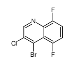 4-bromo-3-chloro-5,8-difluoroquinoline Structure