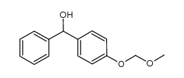 (4-(methoxymethoxy)phenyl)(phenyl)methanol结构式