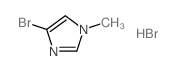 4-溴-1-甲基-1H-咪唑氢溴酸结构式