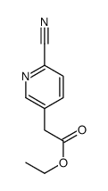 Ethyl (6-cyano-3-pyridinyl)acetate Structure