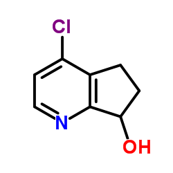 4-Chloro-6,7-dihydro-5H-cyclopenta[b]pyridin-7-ol picture
